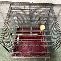 鳥かご バードケージ 幅48cm×奥行48cm×高さ56cmの画像