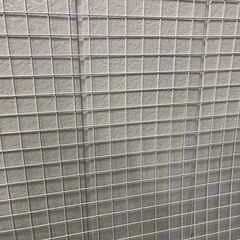 金網 フェンス 金属製 網目5cm角 白 ① 幅240cm×奥行131cm の画像