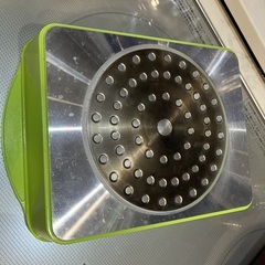 スクエアパン　四角いフライパン　溝付きグリルパン（グリーン）の画像