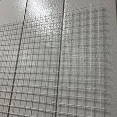 金網 フェンス 金属製 網目5cm角 白 ⑤ 幅240cm×奥行181cm の画像