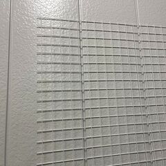 金網 フェンス 金属製 網目5cm角 白 ⑥ 幅227cm×奥行140cm の画像