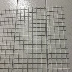 金網 フェンス 金属製 網目5cm角 白 ⑦ 幅240cm×奥行115cm の画像