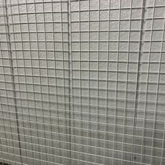 金網 フェンス 金属製 網目5cm角 白 ⑦ 幅240cm×奥行115cm の画像