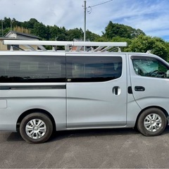 車検付！日産 NV350 キャラバン DX 低床 3人乗り キャリア付きの画像