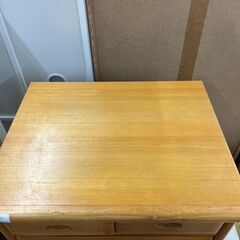 ジモティー割引🏷️【ジャングルジャングル 岸和田和泉インター店】木製３段ミニチェスト 和泉市 堺市 岸和田市 泉大津市 高石市 泉北郡熊取町の画像
