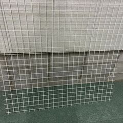 金網 フェンス 金属製 網目5cm角 白 ⑨ 幅240cm×奥行115cm の画像