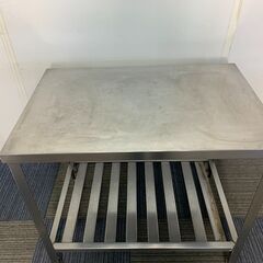 (250729)　業務用作業台　厨房用品　W900×D600×H800　⑦の画像