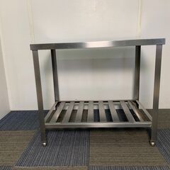 (250729)　業務用作業台　厨房用品　W900×D600×H800　⑦の画像