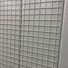 金網 フェンス 金属製 網目5cm角 白 ⑫ 幅253cm×奥行120cm の画像