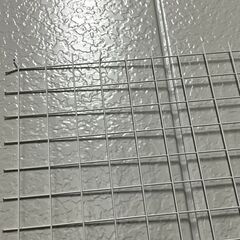 金網 フェンス 金属製 網目5cm角 白 ⑮ 幅240cm×奥行140cm の画像