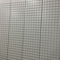 金網 フェンス 金属製 網目5cm角 白 ⑮ 幅240cm×奥行140cm の画像