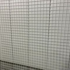 金網 フェンス 金属製 網目5cm角 白 ⑮ 幅240cm×奥行140cm の画像