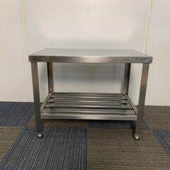 (250729)　業務用作業台　厨房用品　W750×D500×H600　⑥の画像