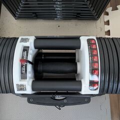 FIELDOOR 可変式 クイックダンベル/ブロックダンベル 片方最大40.5kg アジャスタブルダンベル 簡単重量変更 27段階調節 コンパクトの画像