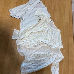 新生児肌着色々セット　短肌着、長肌着、コンビ肌着のセットの画像