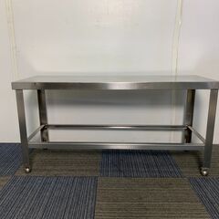(250729)　業務用作業台　厨房用品　W1100×D450×H550　⑨の画像