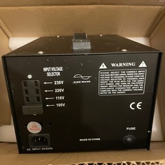 2000W 変圧器 トランス ac 100v/110v to 220v-240vの画像