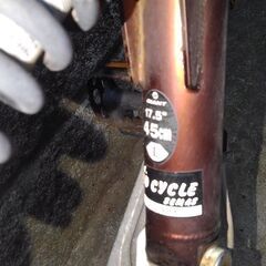 クロスバイクGiant☆赤茶色3x8★値引きありの画像