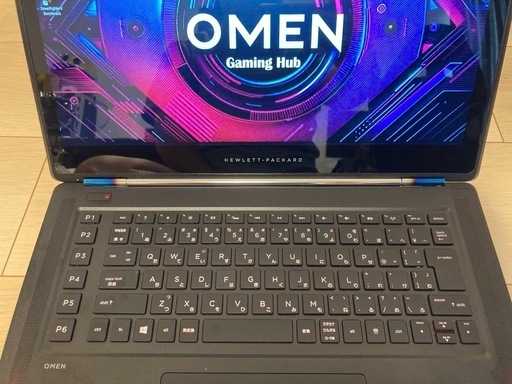 ゲーミングPC HP OMEN タッチパネル GTX搭載/Core i7 8GB SSD windows11