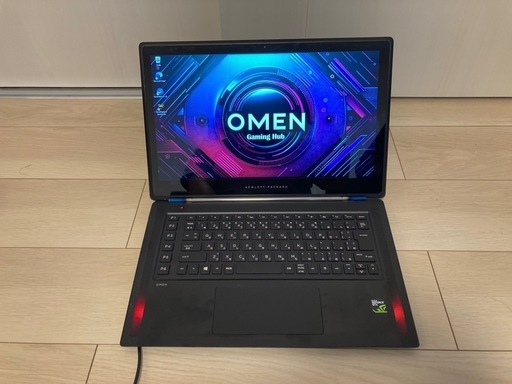 ゲーミングPC HP OMEN タッチパネル GTX搭載/Core i7 8GB SSD windows11