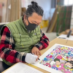 新品未開封 初恋 そして我思う、今夜のディナーのことなど 版画 村上隆 どらえもん 限定100枚 村上 隆の画像