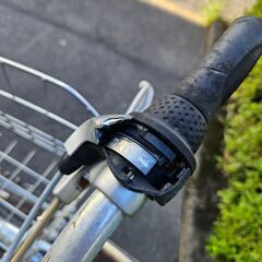 リサイクルショップどりーむ天保山店　No353　自転車　シティサイクル　26インチ　シルバーの画像