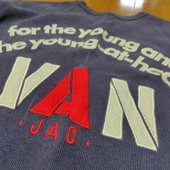 VAN トレーナー　ネイビー　M 厚手　バックロゴの画像