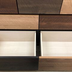 【ジャングルジャングルサカイ石津店】ニトリ NITORI ローチェスト ランダム 120LC ダークブラウン 衣類収納 タンス クリーニング済み 堺市 石津の画像