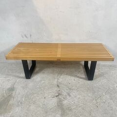 ◆🔶送料無料・設置無料有り🔶◆【希少】herman miller｜ハーマンミラー ネルソンベンチ 中古椅子家具の画像
