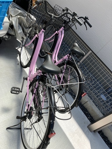 お取引き者様決まりました　自転車　ピンク　２台　中古