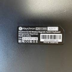 Keychron K2 HE キークロン 美品の画像