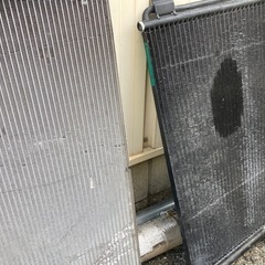 【ジャンク　ラジエーター、マフラーなど鉄屑】の画像
