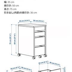 キャスター　IKEA　の画像