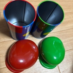 マリオ ルイージ 缶　の画像