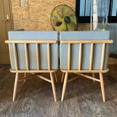 お洒落🌱 1人がけにもなります‼️ 2人がけソファー🛋️  KAWAJUN の画像
