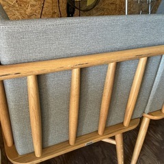 お洒落🌱 1人がけにもなります‼️ 2人がけソファー🛋️  KAWAJUN の画像