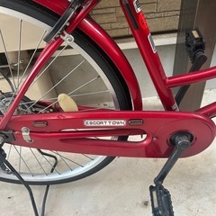 自転車　ママチャリの画像