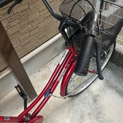 自転車　ママチャリの画像