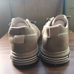 新品 25cm メンズ スニーカー ブラウン 厚底 男女兼用 シューズ 識別番号:【N208-S】の画像