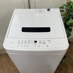R718 ☀️ 2022年製の高年式！ アイリスオーヤマ 洗濯機 （洗濯5.0㎏) IAW-T504 ⭐ 動作確認済 ⭐ クリーニング済の画像