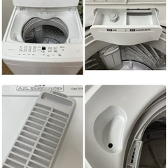 R718 ☀️ 2022年製の高年式！ アイリスオーヤマ 洗濯機 （洗濯5.0㎏) IAW-T504 ⭐ 動作確認済 ⭐ クリーニング済の画像