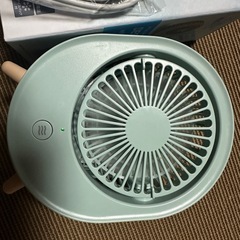 ドウシシャ ピエリア デスクファン　卓上ファン　充電式の画像