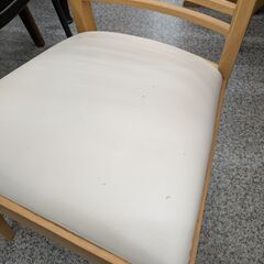 《月末限定！》ジモティー見た！で10%OFF【ダイニングセット】ニトリ 3点セット ダイニングテーブルセット 食卓テーブルセット 幅135cm : ナチュラル/ホワイトの画像