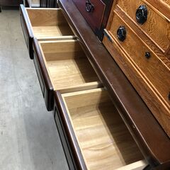 【ジャングルジャングルサカイ石津店】付中家具 タンス チェスト 衣類収納 幅112cm クリーニング済み 堺市 石津の画像