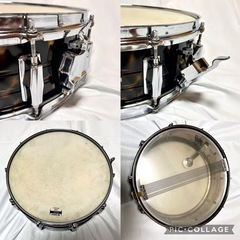 Pearl メタルスネア　10テンション　１４／5 リメイク　1点物　の画像