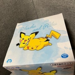【新品・未開封】ポケットモンスター くつろぎタイム　ピカチュウ&ピチュー フィギュアの画像