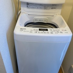 ハイセンス 全自動洗濯機　美品の画像