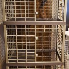  キャットゲージ 3段 猫の画像