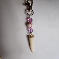 鹿角キーホルダー⑤　ハンドメイドの画像
