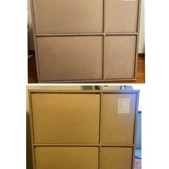 ディスプレイ本棚／レコード収納棚の画像